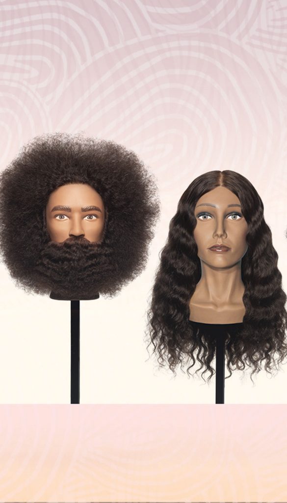 Pivot Point Textured Hair Mannequins