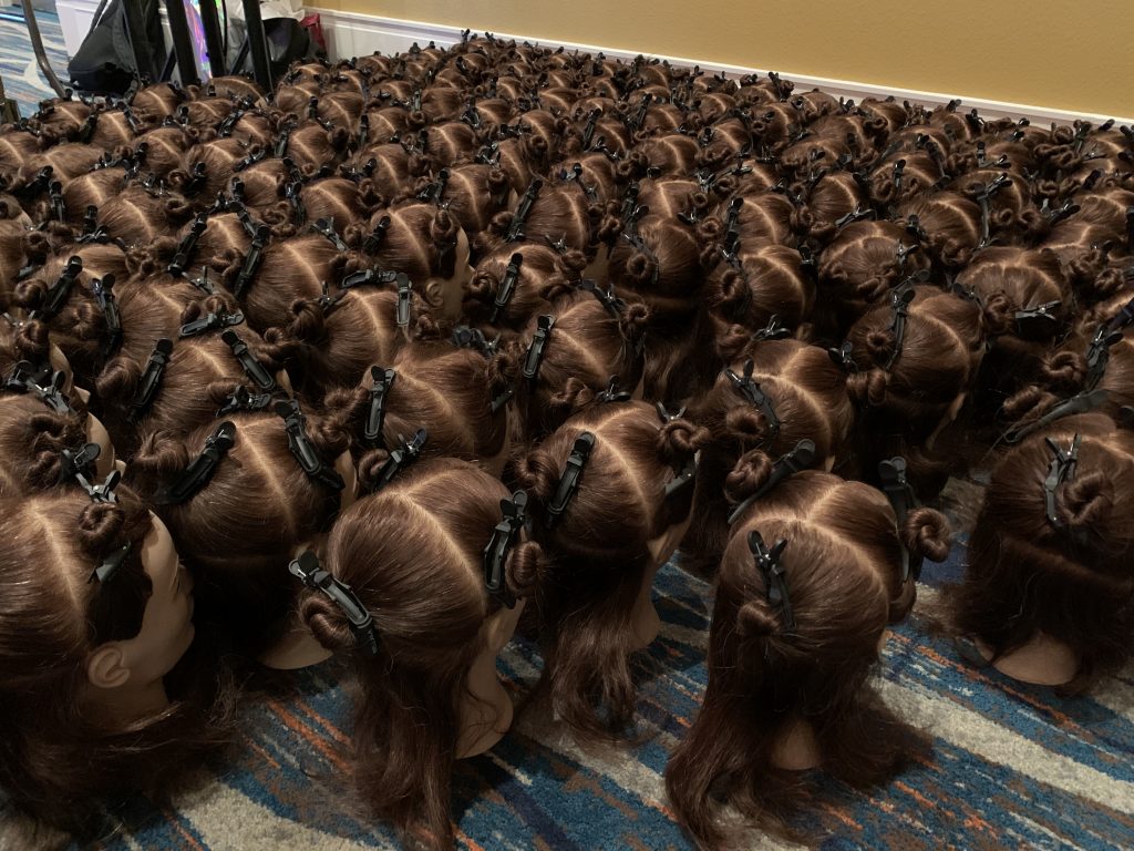 A room full of Pivot Point Mannequins