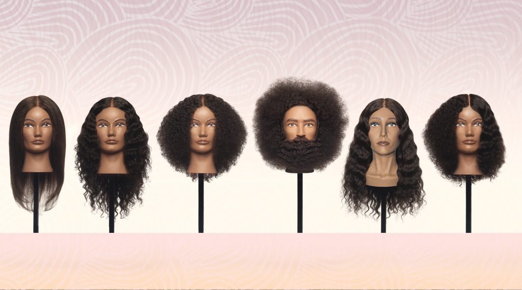 Pivot Point Textured Hair Mannequins