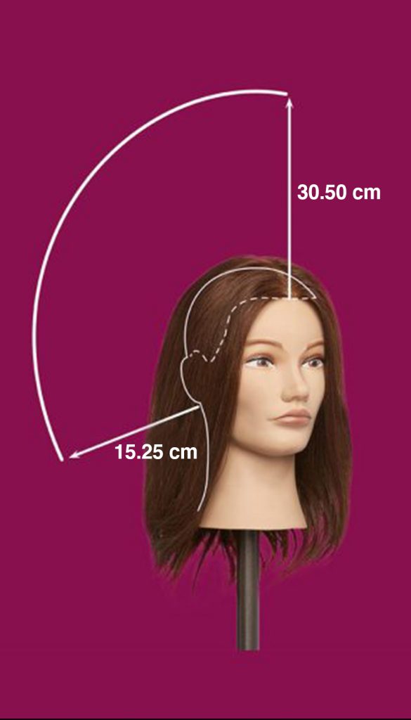 Pivot Point Mannequin Hair Measurements