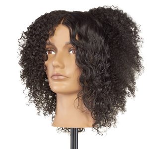 Multi-Texture Quad Cap Series - 100% Human Textured Hair Mannequin