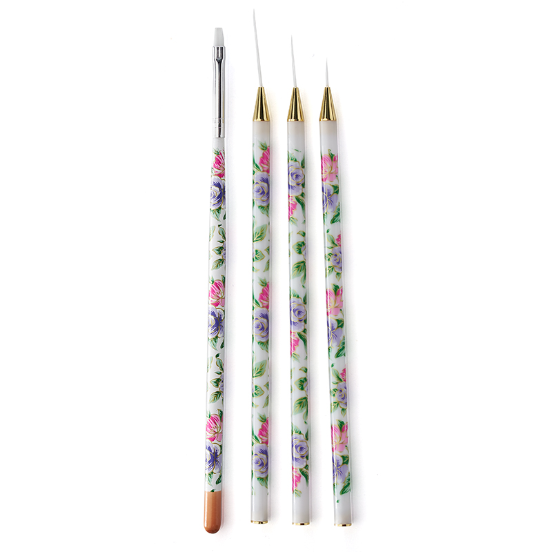 4-Pc. Nail Art Brush Set - Pivot Point UK