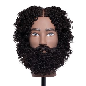 Elijah - 100% Human Textured Hair Mannequin