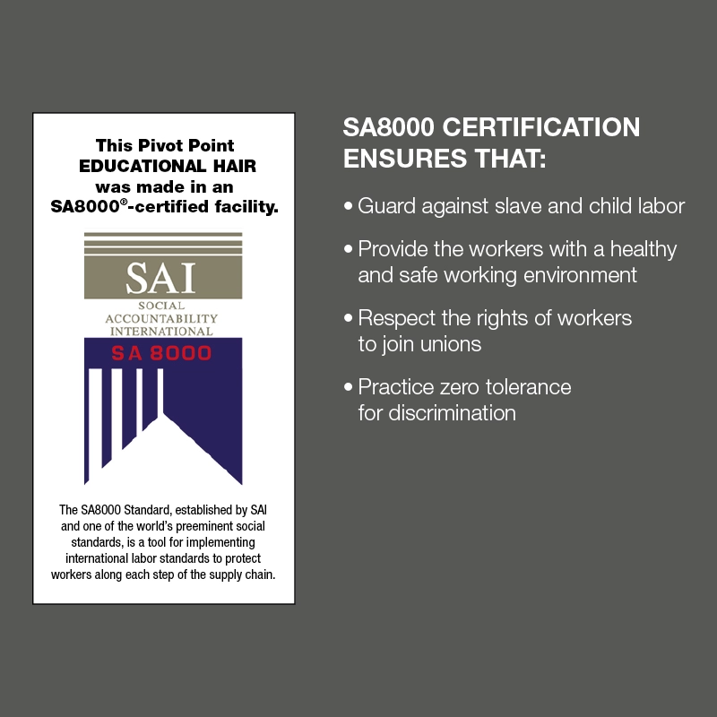 SA8000 Certification Tag