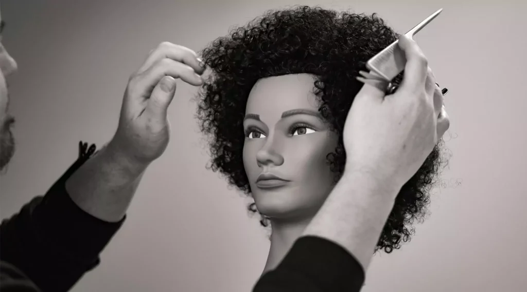 Handmade Textured Hair Mannequin